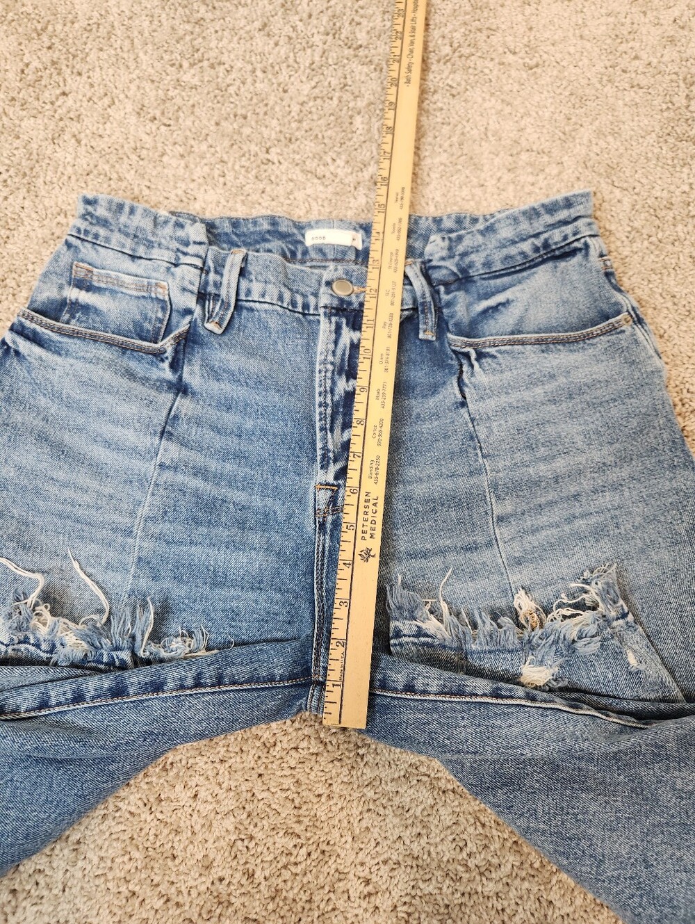 Good American Good Boy Straight Jeans Size 14/32 - Picture 7 of 8